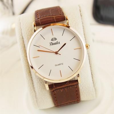 South Korea han edition contracted waterproof watch men and women students thin epidermis couple watches with quartz expression a pair of men and women