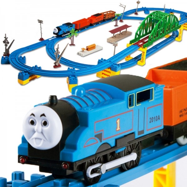 An oversize Thomas small train, a 